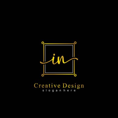 İlk logo kavramının ilk In el yazısı.