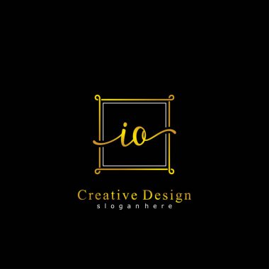 İlk logo kavramının ilk IO el yazısı.