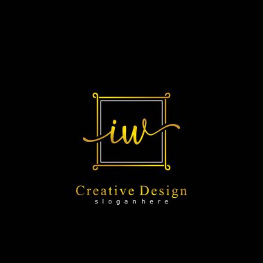 İlk logo kavramının ilk IW el yazısı.