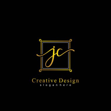 İlk logo kavramının ilk JC el yazısı.
