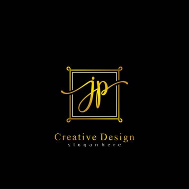 İlk logo kavramının ilk JP el yazısı.