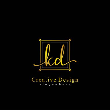 İlk logo kavramının ilk KD el yazısı.