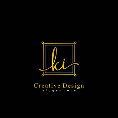 İlk logo kavramının ilk KI el yazısı.