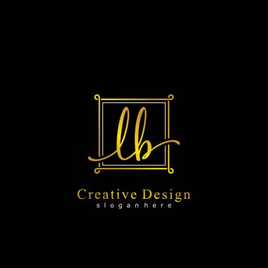 İlk logo kavramının ilk LB el yazısı.