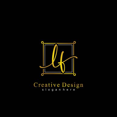 İlk logo kavramının ilk LF el yazısı.