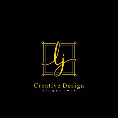 İlk logo kavramının ilk LJ el yazısı.