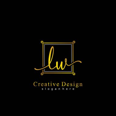 İlk logo kavramının ilk LW el yazısı.