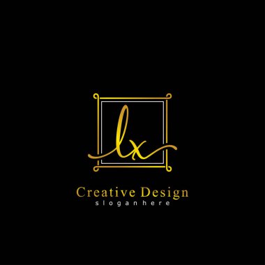 İlk logo kavramının ilk LX el yazısı.