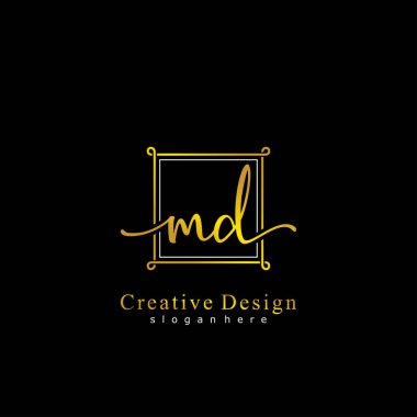 İlk logo kavramının ilk MD el yazısı.