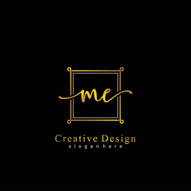 İlk logo kavramının ilk ME el yazısı.