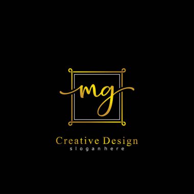 İlk logo kavramının ilk MG el yazısı.