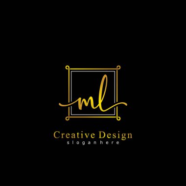 İlk logo kavramının ilk ML el yazısı.