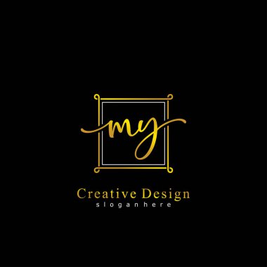 İlk logo kavramının el yazımın baş harfleri.