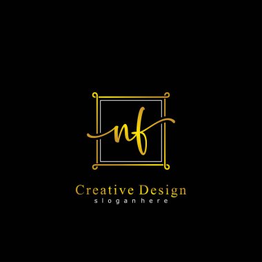 İlk logo kavramının ilk NF el yazısı.