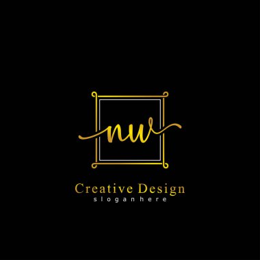 İlk logo kavramının ilk NW el yazısı.