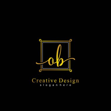 İlk logo kavramının ilk OB el yazısı.