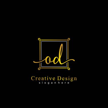 İlk logo kavramının ilk OD el yazısı.