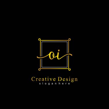 İlk logo kavramının ilk OI el yazısı.