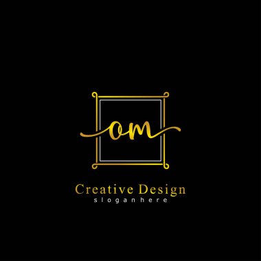 İlk logo kavramının ilk OM el yazısı.