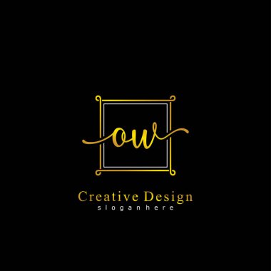 İlk logo kavramının ilk OW el yazısı.