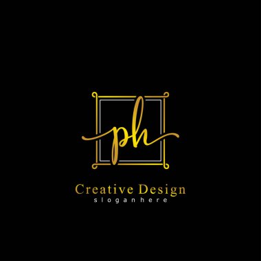 İlk logo kavramının ilk PH el yazısı.