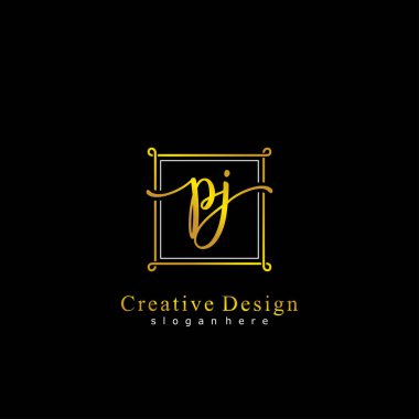 İlk logo kavramının ilk PJ el yazısı.