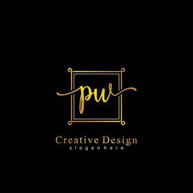 İlk logo kavramının ilk PW el yazısı.