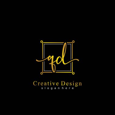 İlk logo kavramının ilk QD el yazısı.