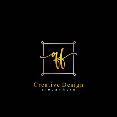 İlk logo kavramının ilk QF el yazısı.