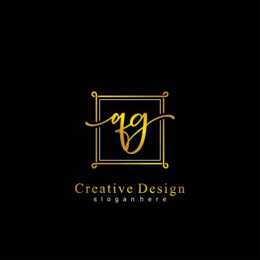 İlk logo kavramının ilk QG el yazısı.