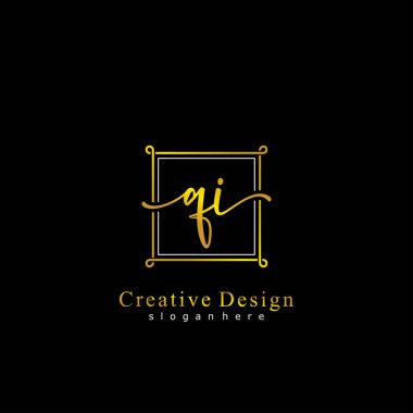 İlk logo kavramının ilk QI el yazısı.