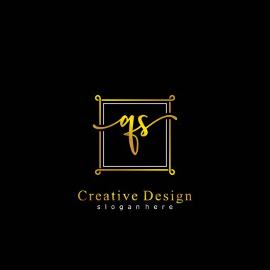 İlk logo kavramının ilk QS el yazısı.