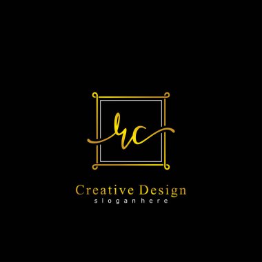 İlk logo kavramının ilk RC el yazısı.