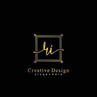 İlk logo kavramının ilk RI el yazısı.