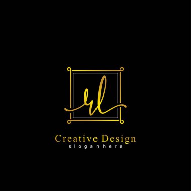 İlk logo kavramının ilk RL el yazısı.