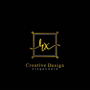 İlk logo kavramının ilk RX el yazısı.