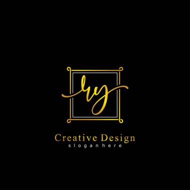 İlk logo kavramının başlangıçtaki RY el yazısı.