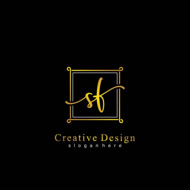 İlk logo kavramının ilk SF el yazısı.