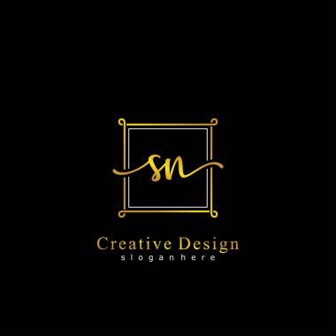 İlk logo kavramının ilk SN el yazısı.