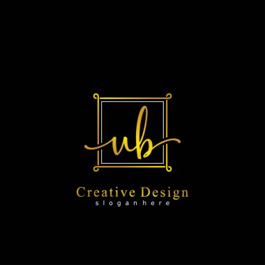 İlk logo kavramının ilk UB el yazısı.