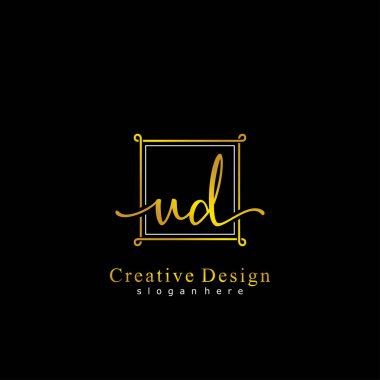 İlk logo kavramının ilk UD el yazısı.