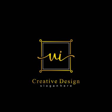 İlk logo kavramının ilk UI el yazısı.