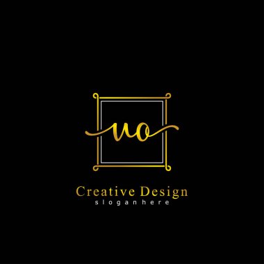 İlk logo kavramının ilk UO el yazısı.