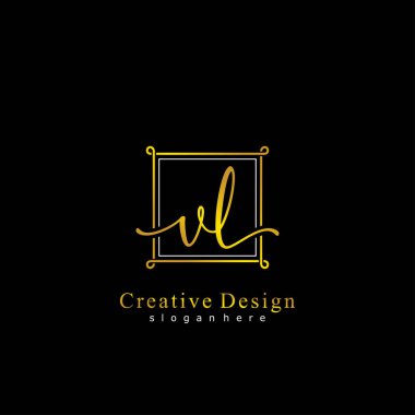 İlk logo kavramının ilk VL el yazısı.