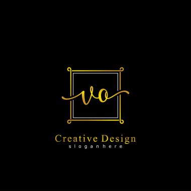 İlk logo kavramının ilk VO el yazısı.