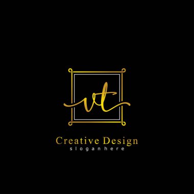 İlk logo kavramının ilk VT el yazısı.