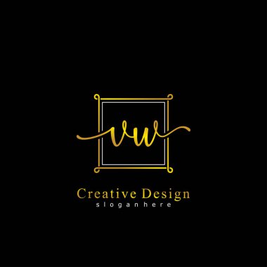 İlk logo kavramının ilk VW el yazısı.