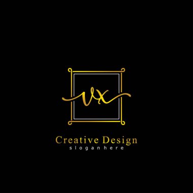 İlk logo kavramının ilk VX el yazısı.