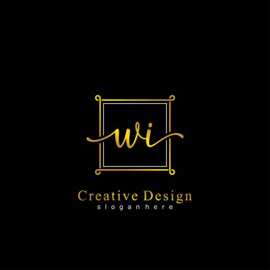 İlk logo kavramının ilk WI el yazısı.