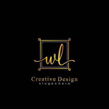 İlk logo kavramının ilk WL el yazısı.